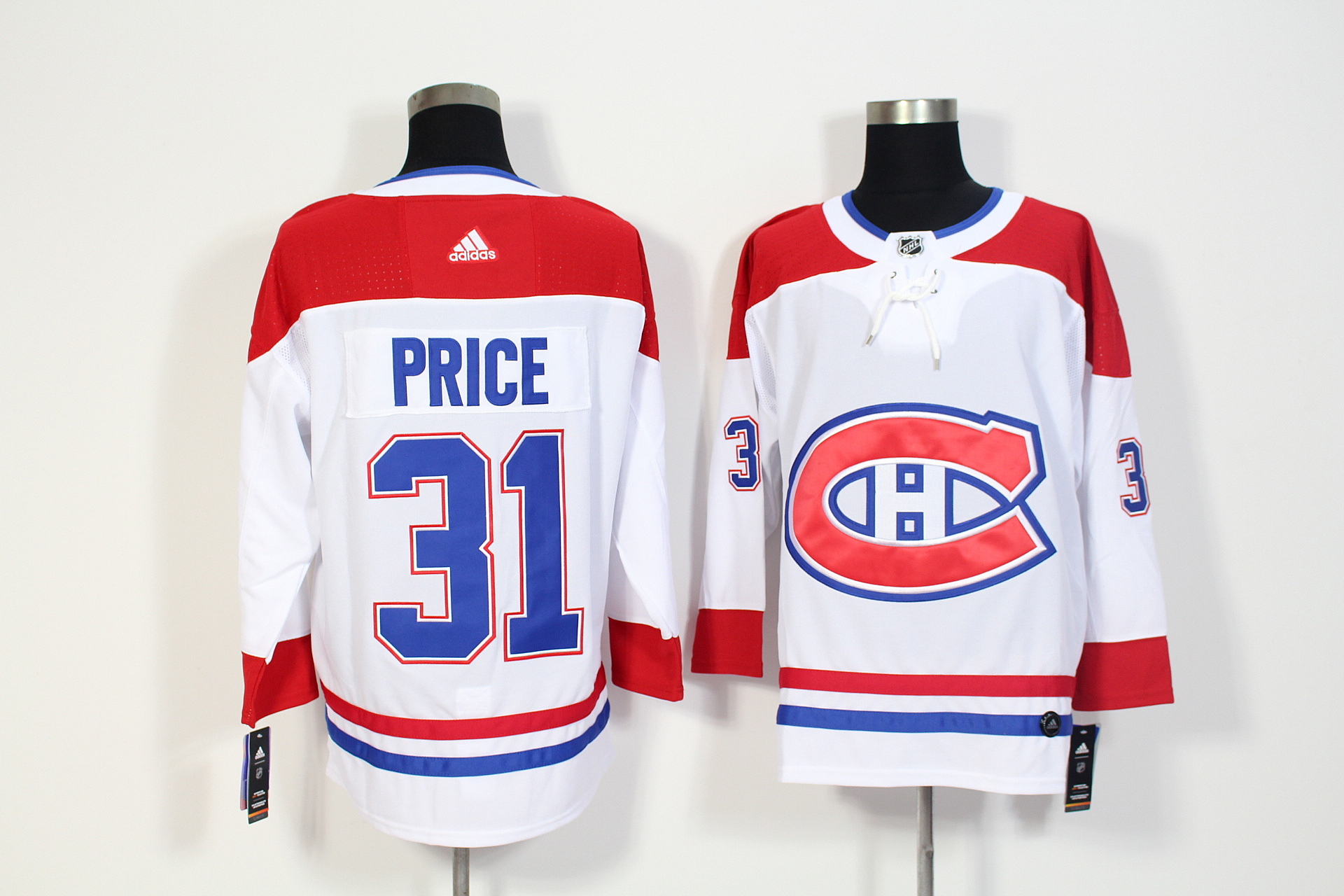 Montreal Canadiens #31 Carey Price White Stitched Adidas Jersey