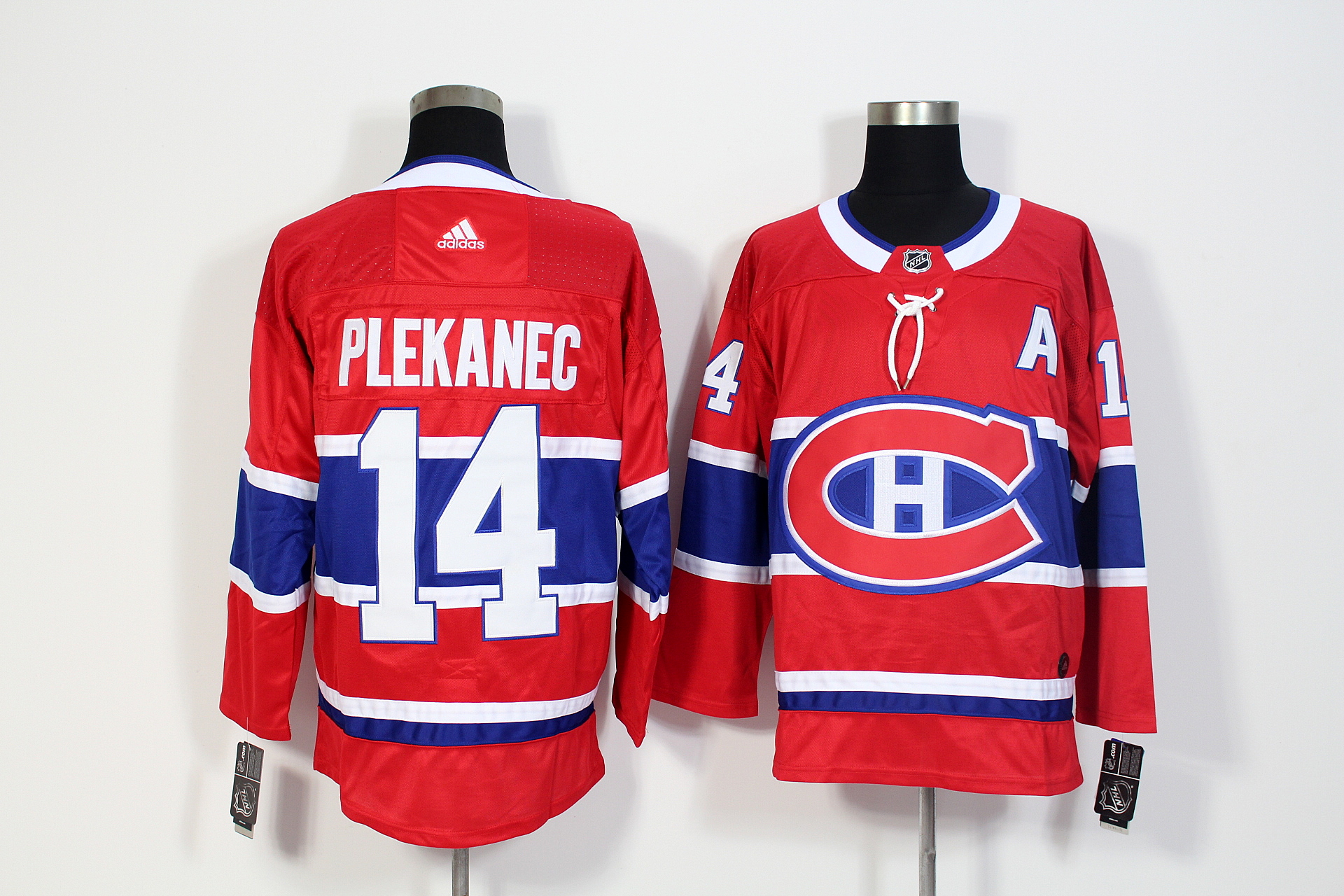 Montreal Canadiens #14 Tomas Plekanec Red Stitched Adidas Jersey