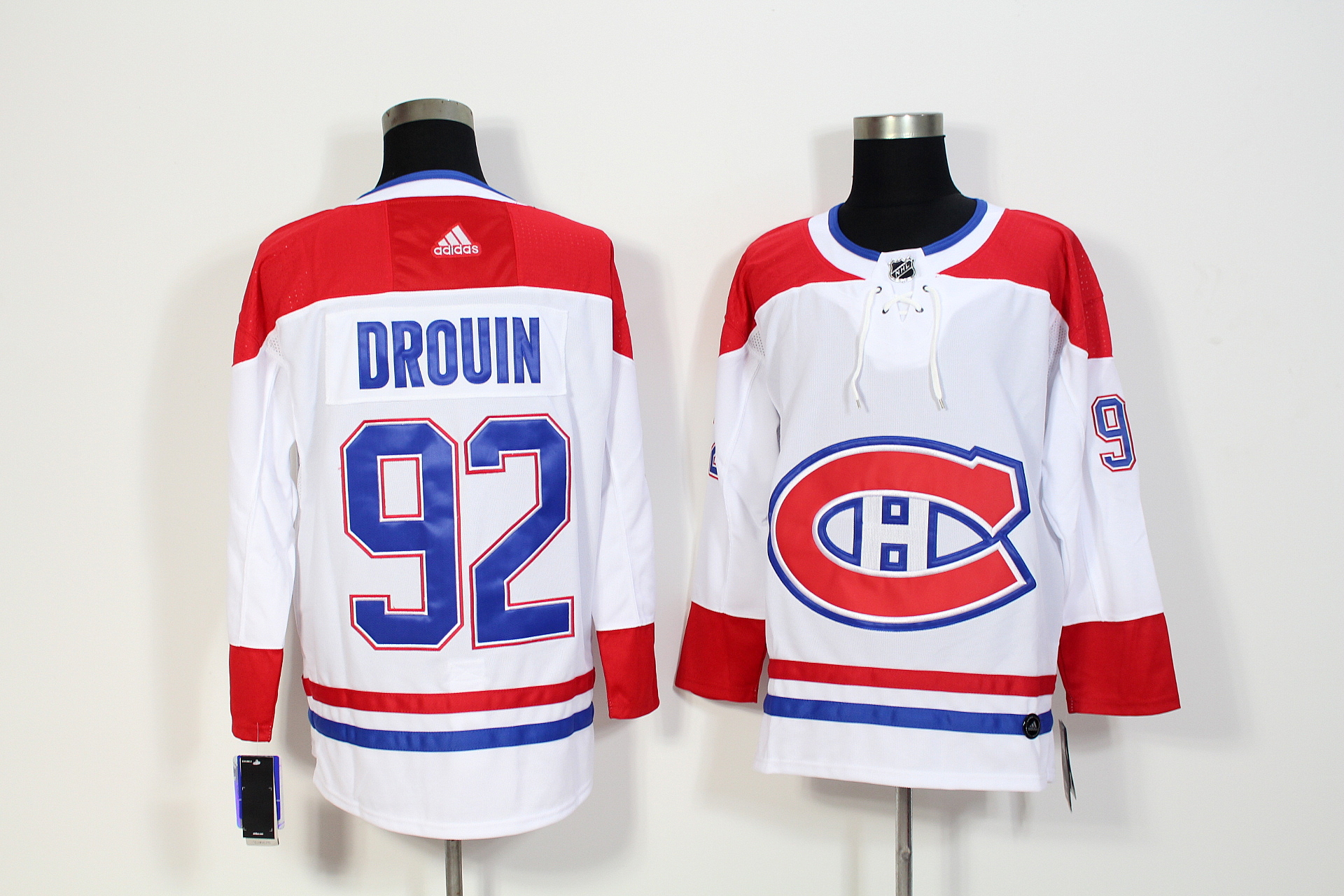 Montreal Canadiens #92 Jonathan Drouin White Stitched Adidas Jersey