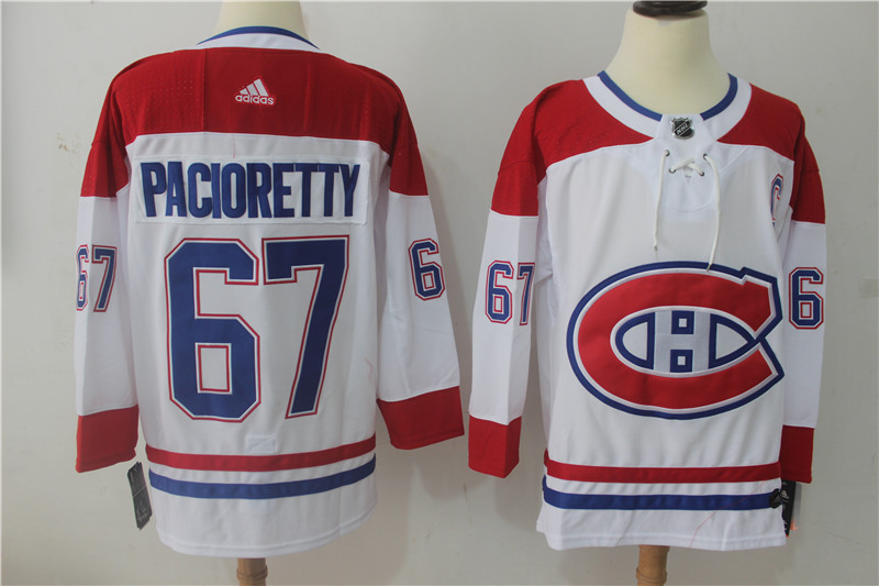 Montreal Canadiens #67 Max Pacioretty White Stitched Adidas Jersey