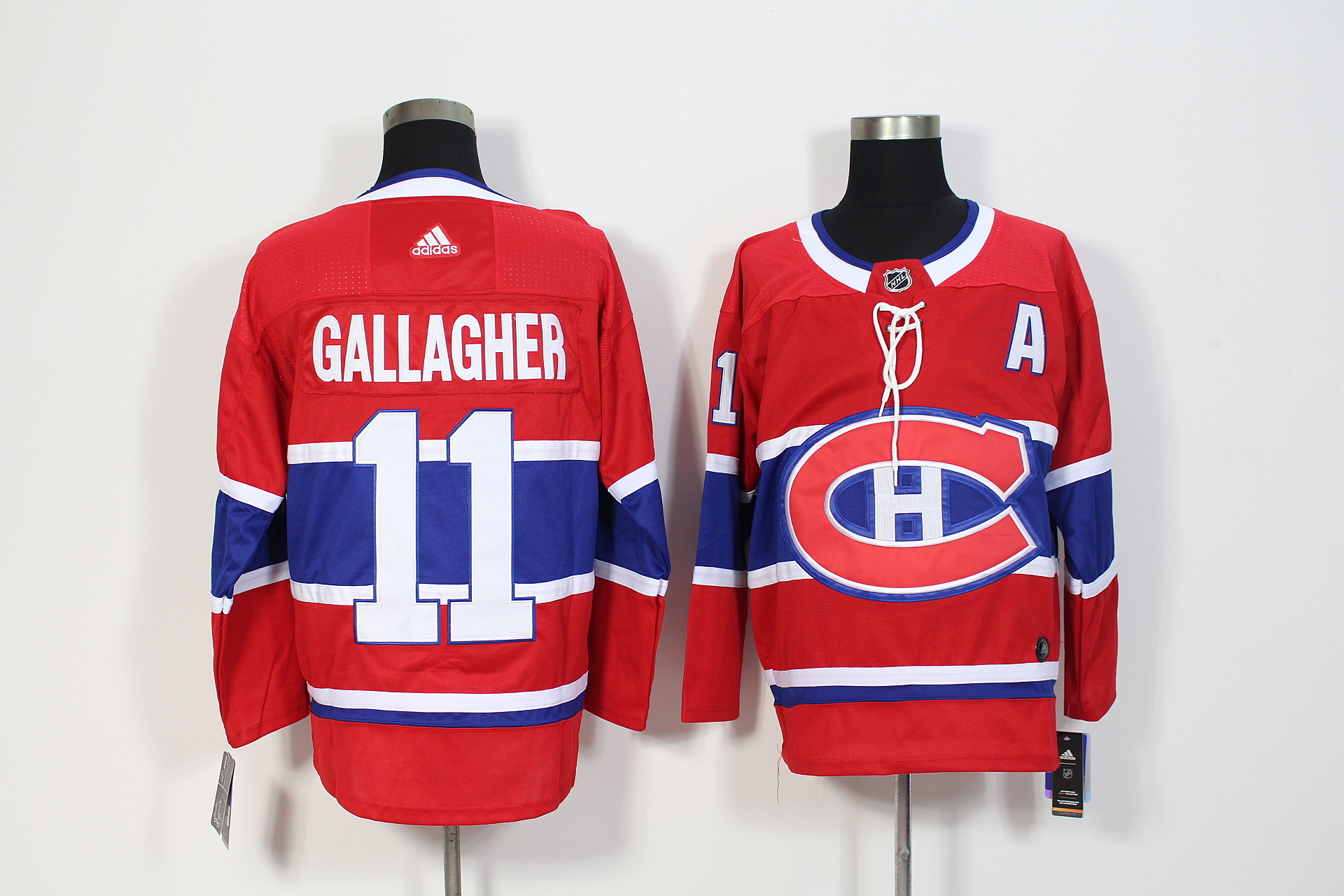 Montreal Canadiens #11 Brendan Gallagher Red Stitched Adidas Jersey