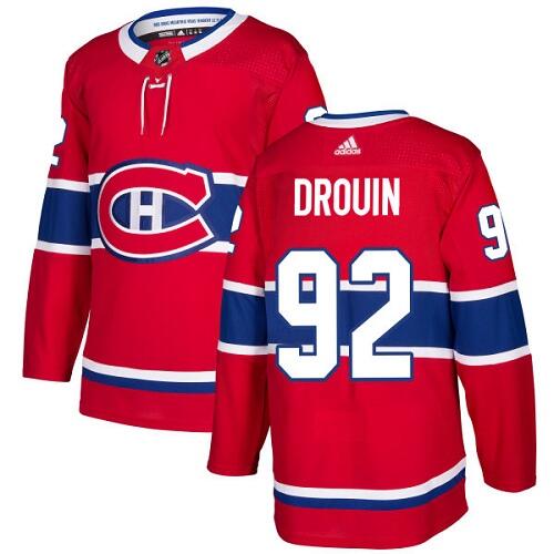 Montreal Canadiens #92 Jonathan Drouin Red Stitched Adidas Jersey