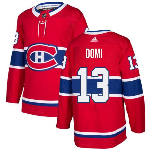 Montreal Canadiens #13 Max Domi Red Stitched Adidas Jersey