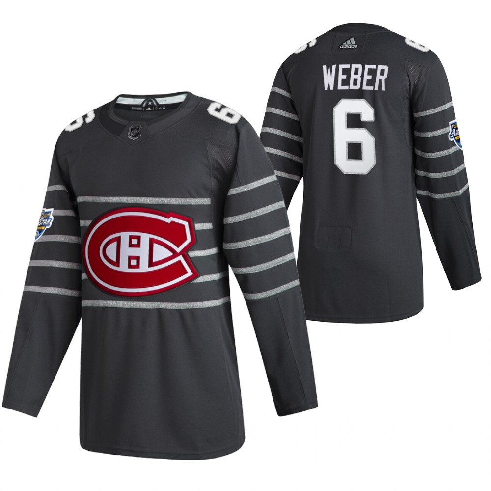 Montreal Canadiens #6 Shea Weber 2020 White All Star Stitched Jersey