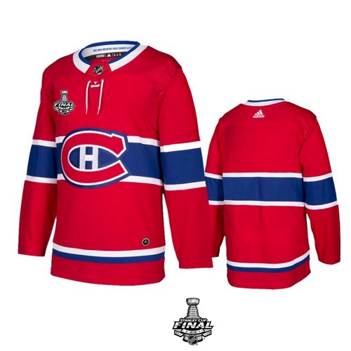 Montreal Canadiens Blank 2021 Red Stanley Cup Final Stitched Jersey