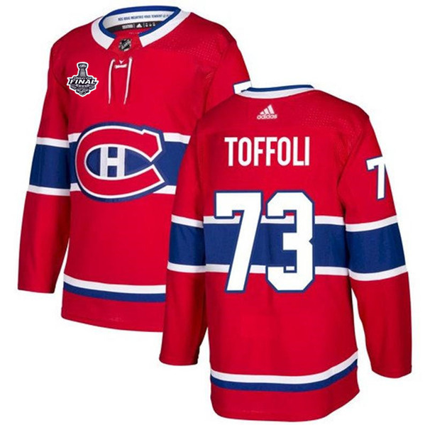 Montreal Canadiens #73 Tyler Toffoli 2021 Red Stanley Cup Final Stitched Jersey