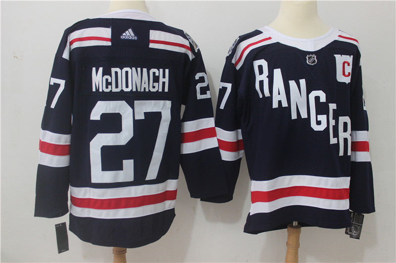 New York Rangers #27 Ryan McDonagh Navy 2018 Winter Classic Authentic Stitched Adidas Jersey
