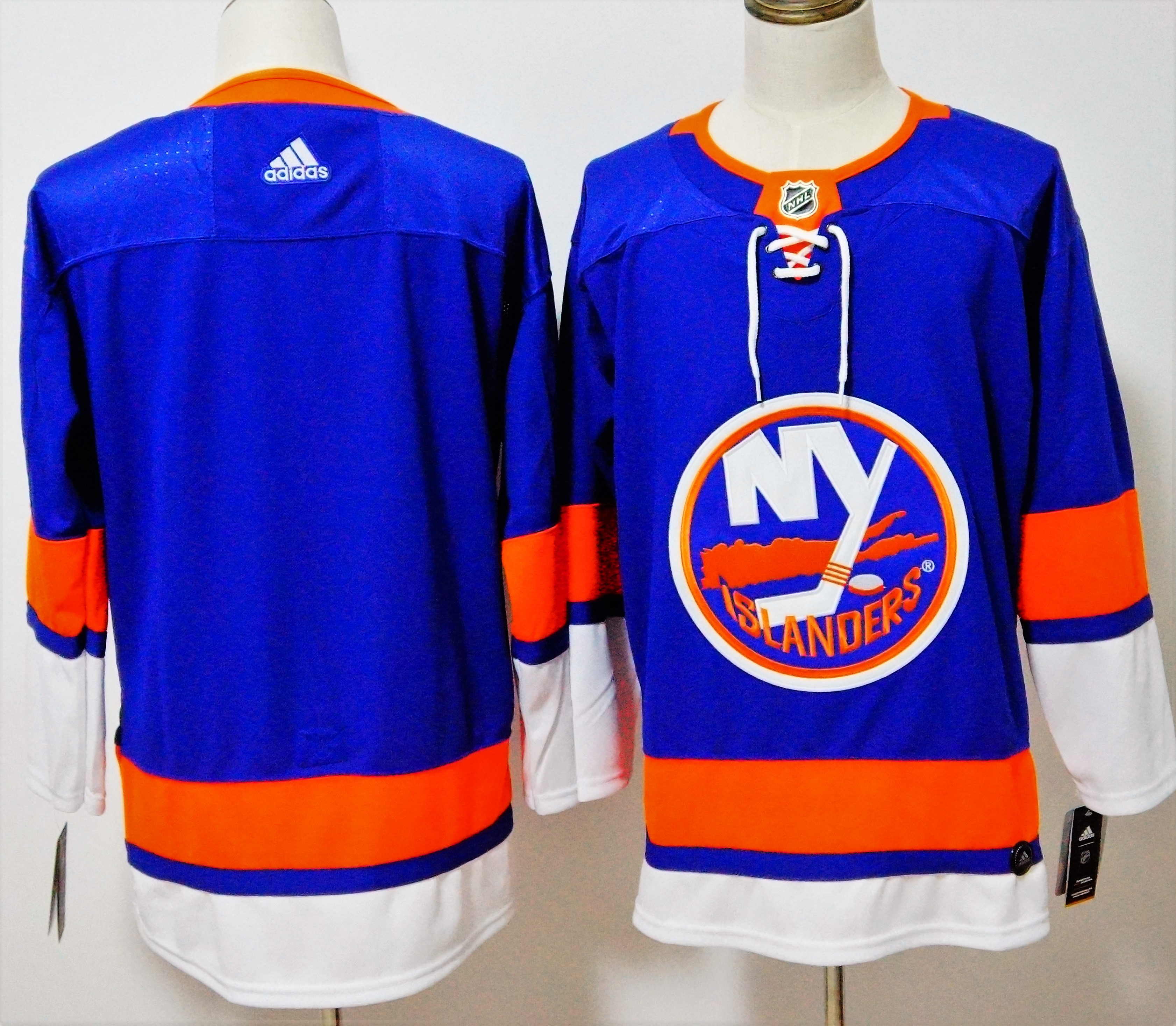 New York Islanders Royal Stitched Adidas Jersey