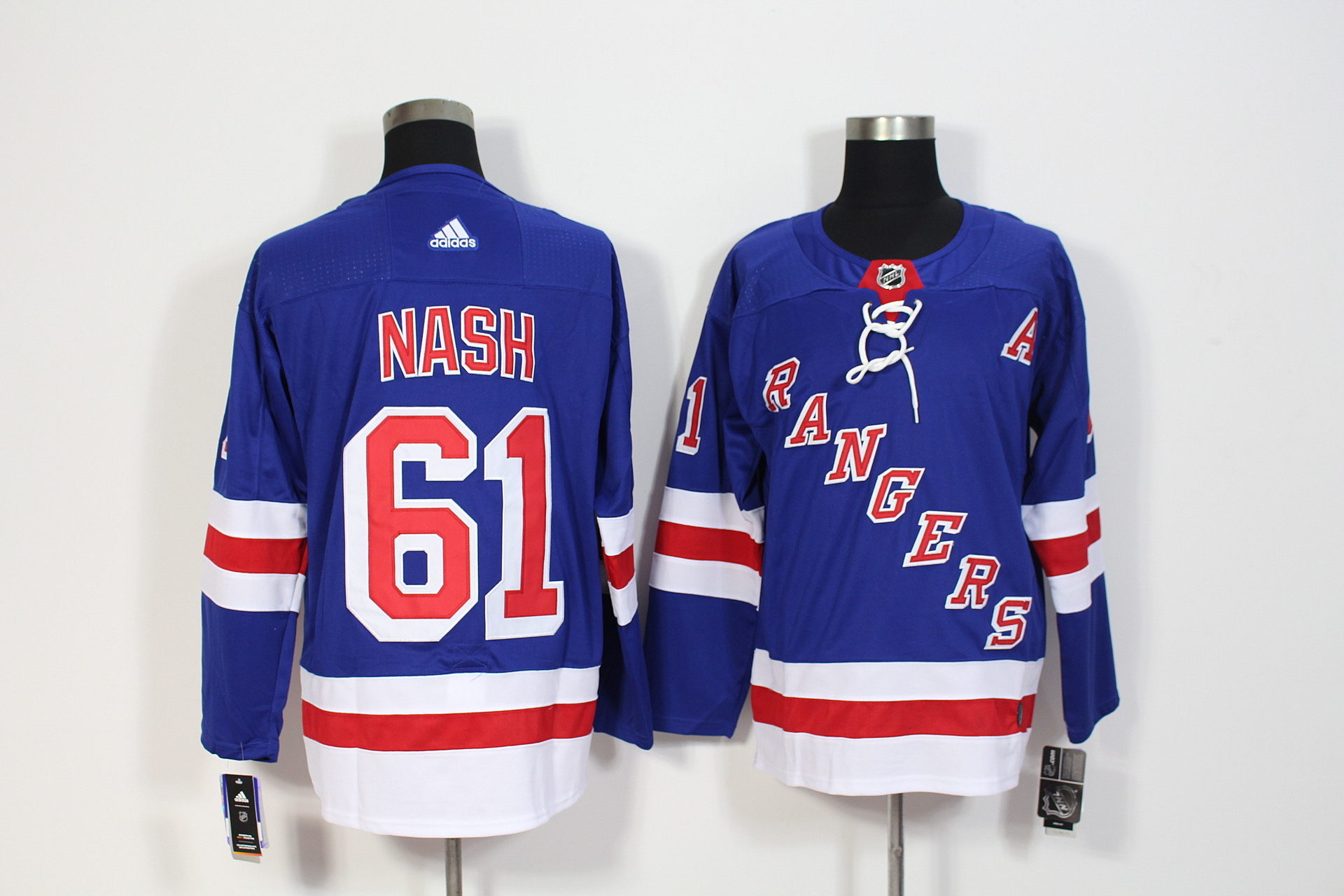 New York Rangers #61 Rick Nash Royal Blue Stitched Adidas Jersey