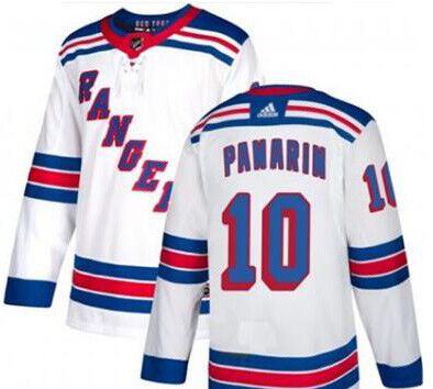 New York Rangers #10 Artemi Panarin White Stitched Jersey