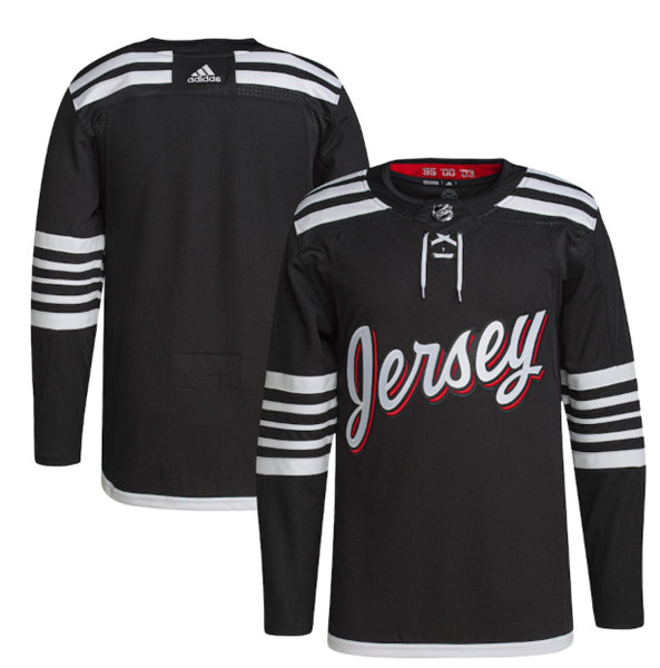 New Jersey Devils Blank 2021 22 Black Stitched Jersey