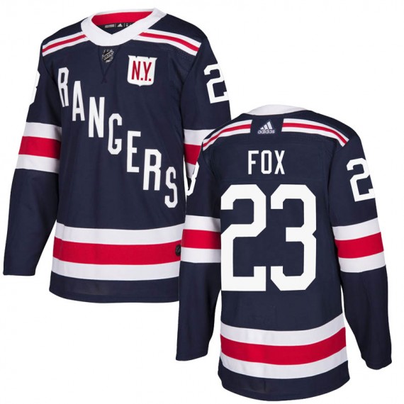 New York Rangers #23 Adam Fox Navy Winter Classic Home Stitched Jersey