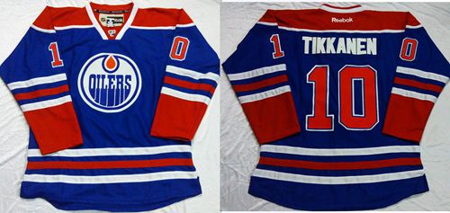 Oilers #10 Esa Tikkanen Light Blue Stitched Jersey