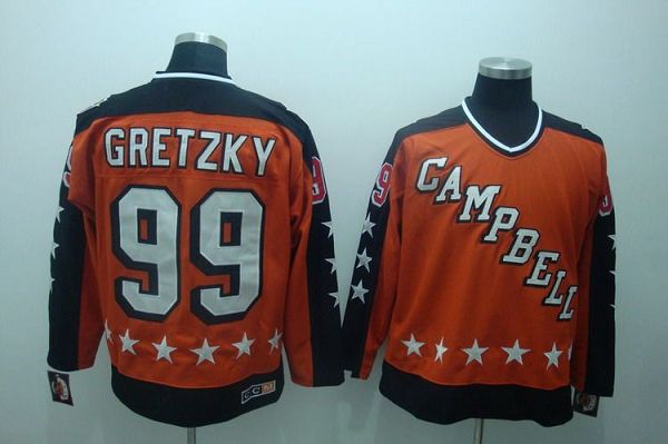 Oilers #99 Wayne Gretzky Stitched Orange Jersey
