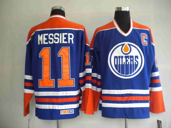 Oilers #11 Mark Messier Stitched Light Blue Jersey