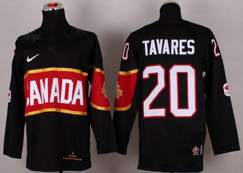 Olympic 2014 CA. #20 John Tavares Black Stitched Jersey