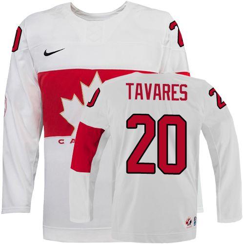 Olympic 2014 CA. #20 John Tavares White Stitched Jersey