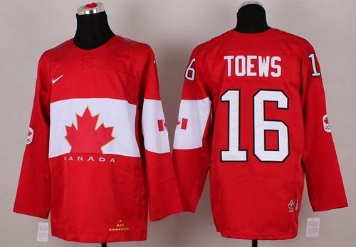 Olympic 2014 CA. #16 Jonathan Toews Red Stitched Jersey