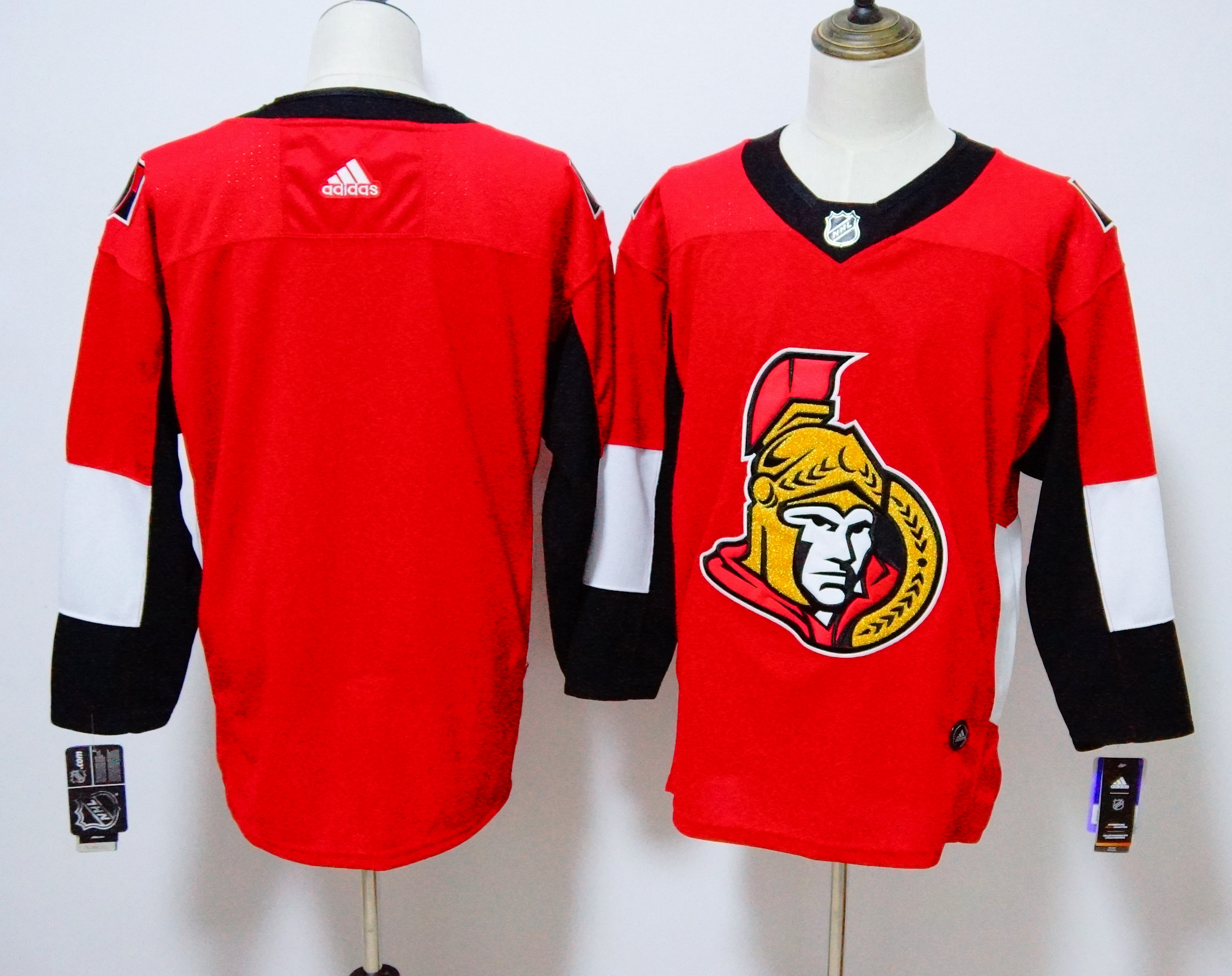 Ottawa Senators Red Stitched Adidas Jersey