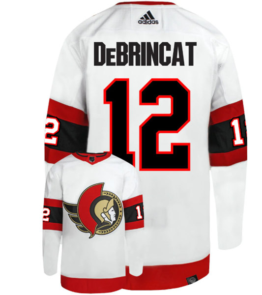 Ottawa Senators #12 Alex DeBrincat White Stitched Home Jersey