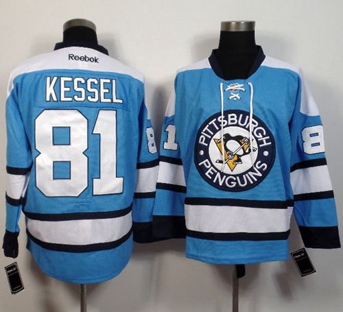 Penguins #81 Phil Kessel Light Blue Alternate Stitched Jersey