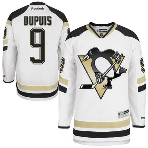 Penguins #9 Pascal Dupuis White 2014 Stadium Series Stitched Jersey