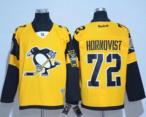 Penguins #72 Patric Hornqvist Gold 2017 Stadium Series Stitched Jersey