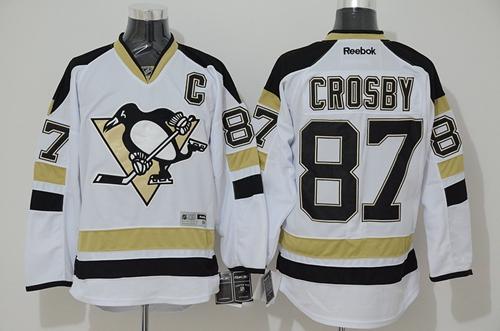 Penguins #87 Sidney Crosby White 2014 Stadium Series Stitched Jersey