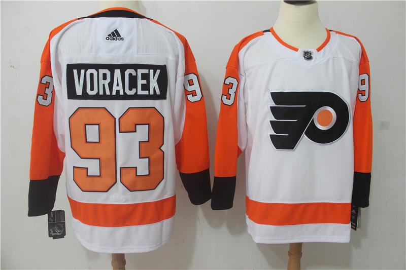Philadelphia Flyers #93 Jakub Voracek White Stitched Adidas Jersey