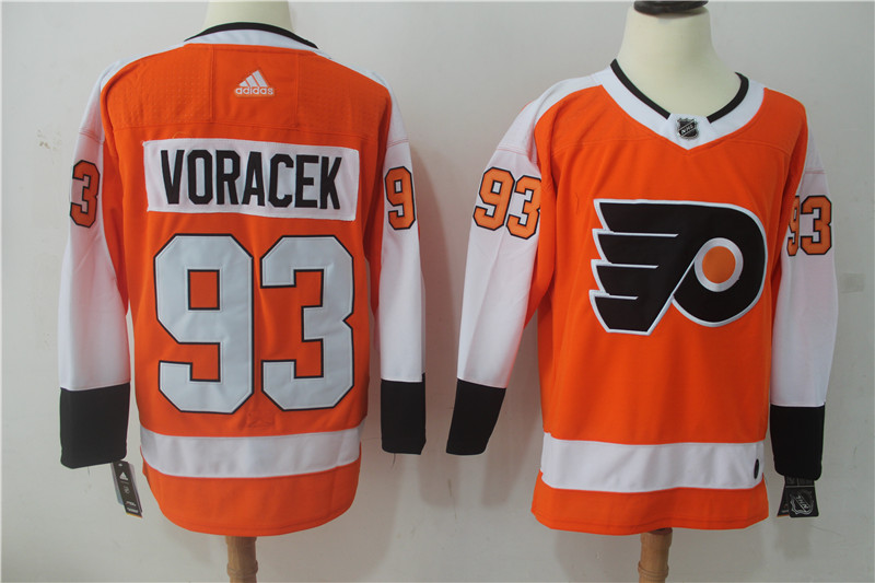 Philadelphia Flyers #93 Jakub Voracek Orange Stitched Adidas Jersey
