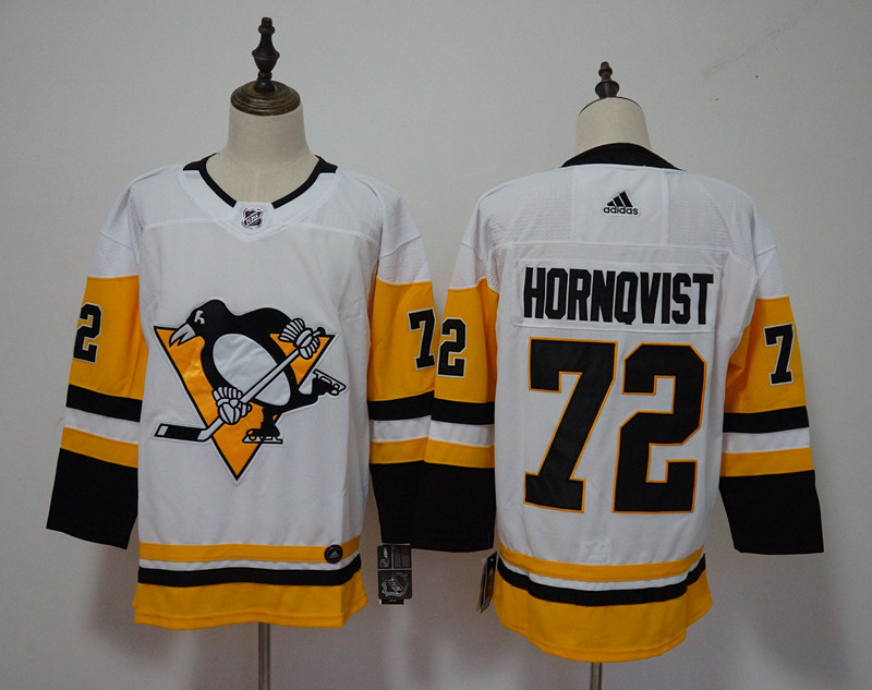 Pittsburgh Penguins #72 Patric Hornqvist White Stitched Adidas Jersey
