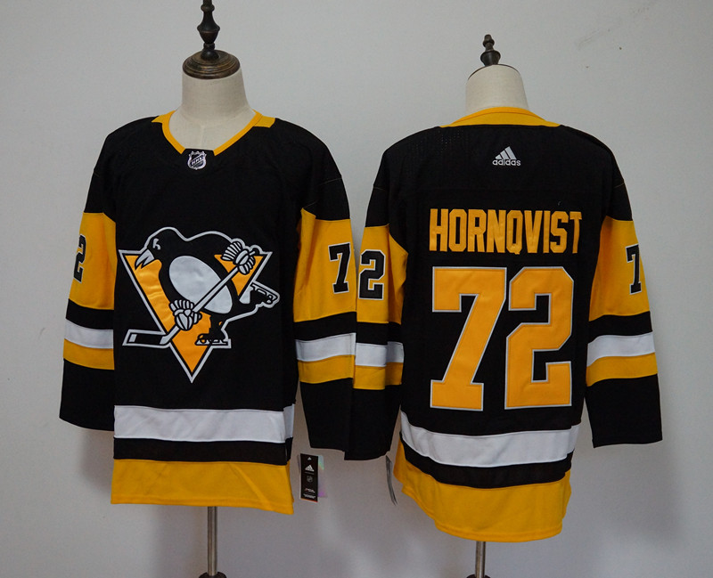 Pittsburgh Penguins #72 Patric Hornqvist Black Stitched Adidas Jersey