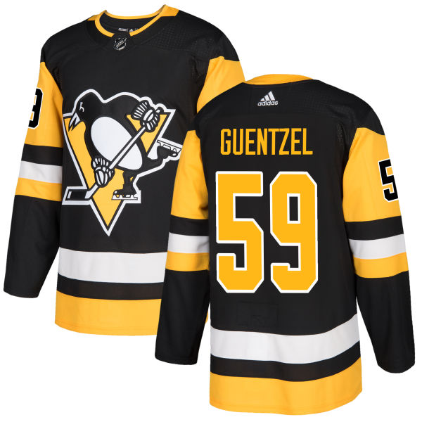 Pittsburgh Penguins #59 Jake Guentzel Black Stitched Adidas Jersey