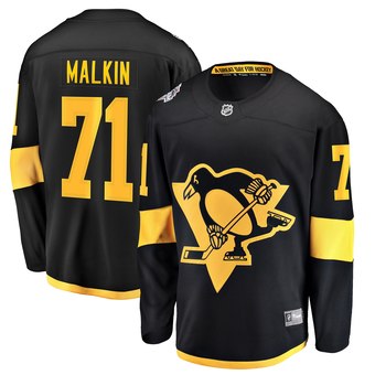 Pittsburgh Penguins #71 Evgeni Malkin Black 2019 Stadium Series Stitched Jersey