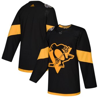 Pittsburgh Penguins Black 2019 Stadium Series Stitched Jersey