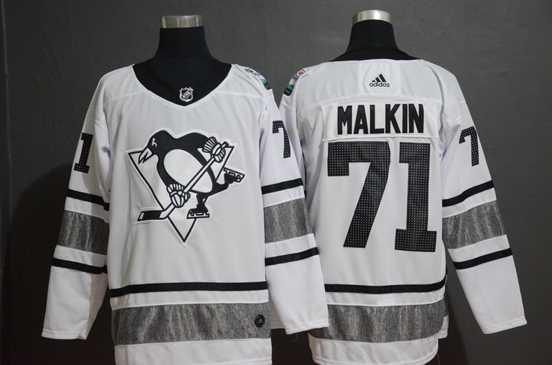 Pittsburgh Penguins #71 Evgeni Malkin White 2019 All-Star Game Jersey