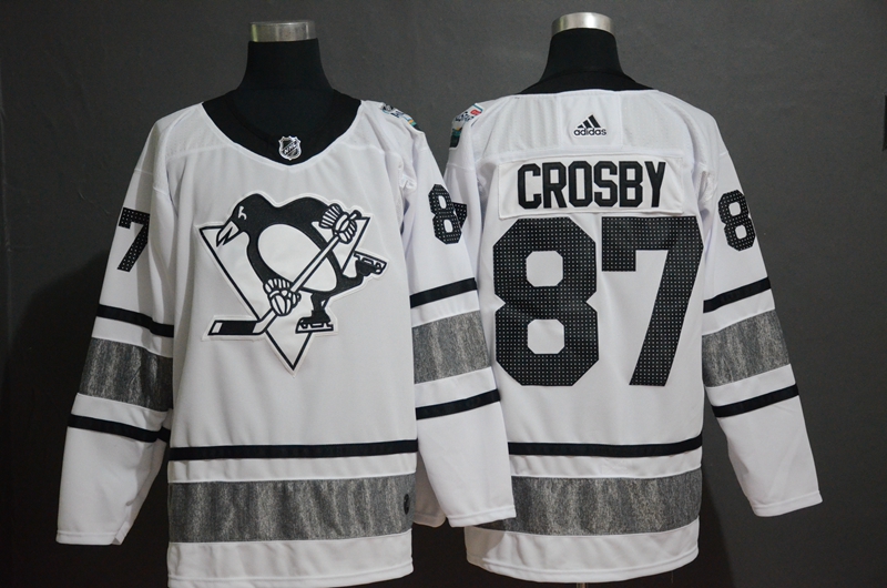 Pittsburgh Penguins #87 Sidney Crosby White 2019 All-Star Game Jersey