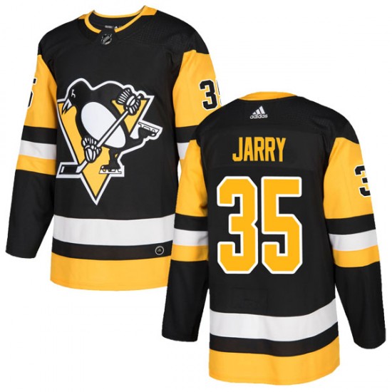 Pittsburgh Penguins #35 Tristan Jarry Black Stitched Adidas Jersey