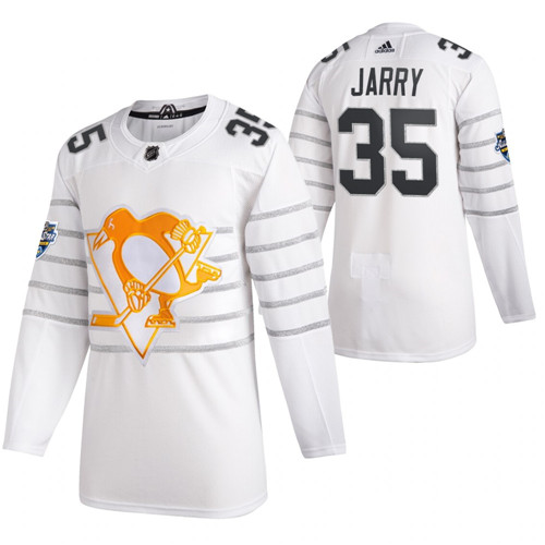 Pittsburgh Penguins #35 Tristan Jarry White All Star Stitched Jersey