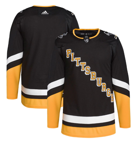 Pittsburgh Penguins Blank 2021 2022 Black Stitched Jersey