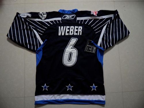 Predators #6 Shea Weber 2011 All Star Stitched Dark Blue Jersey
