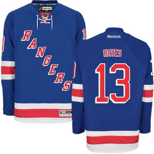 Rangers #13 Kevin Hayes Blue Stitched Jersey
