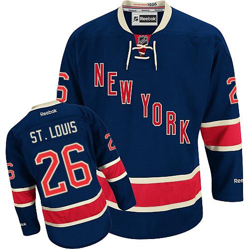 Rangers #26 Martin St.Louis Navy Blue Stitched Jersey