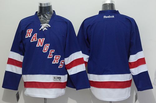 Rangers Blank Blue Stitched Jersey