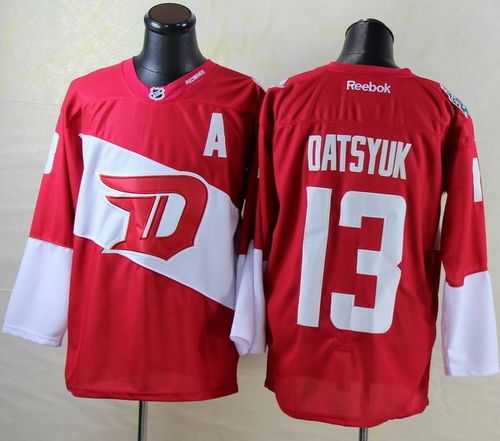 Red Wings #13 Pavel Datsyuk Red 2016 Stadium Series Stitched Jersey