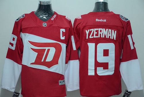 Red Wings #19 Steve Yzerman Red 2016 Stadium Series Stitched Jersey