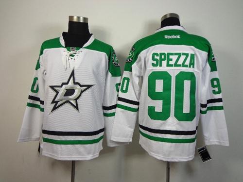 Stars #90 Jason Spezza White Stitched Jersey
