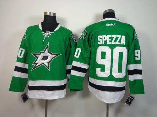 Stars #90 Jason Spezza Green Stitched Jersey