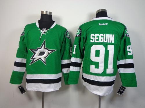Stars #91 Tyler Seguin Green Stitched Jersey