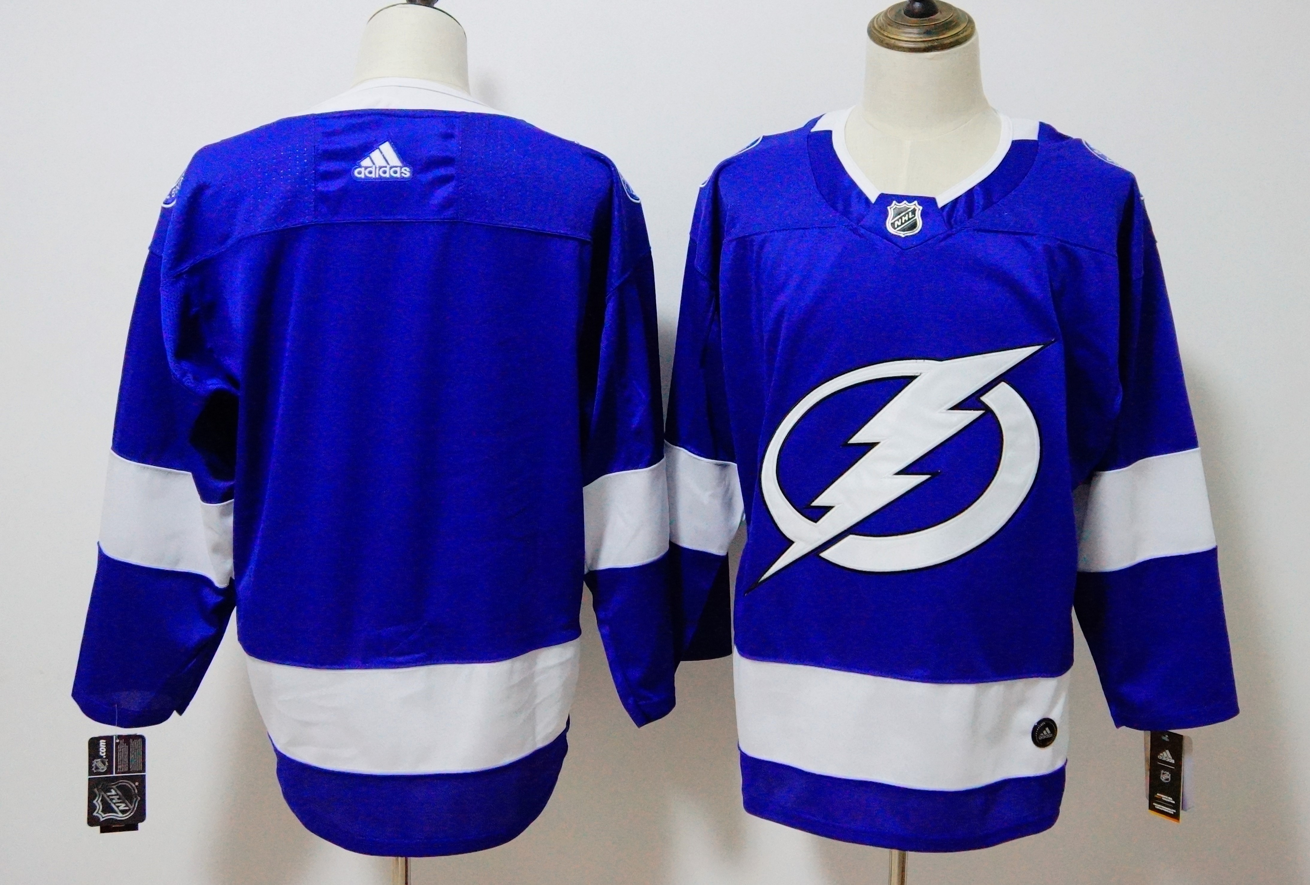 Tampa Bay Lightning Blue Stitched Adidas Jersey